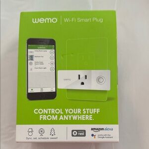 WEMO Wi-Fi Smart Plug - White